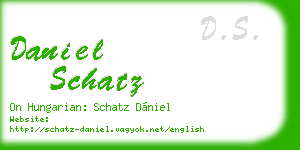 daniel schatz business card